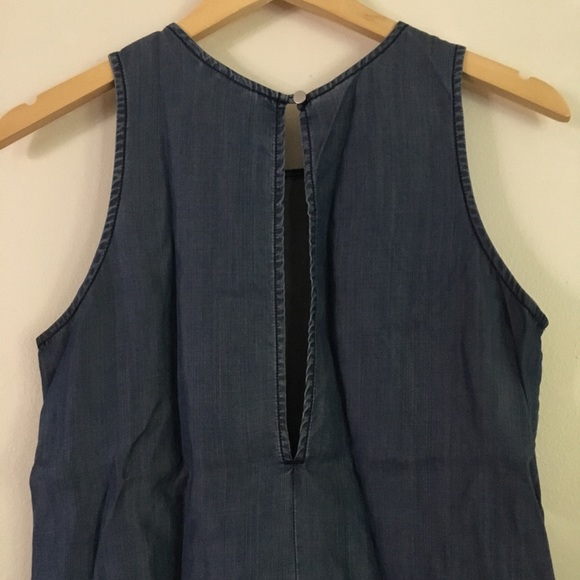 GAP chambray keyhole blouse size XS - Picture 6 of 7